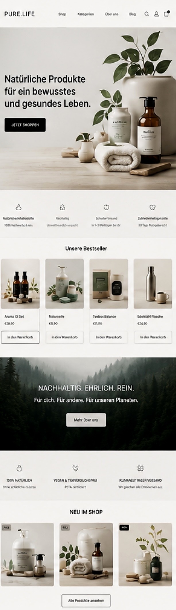 Pure Life Konzeptprojekt